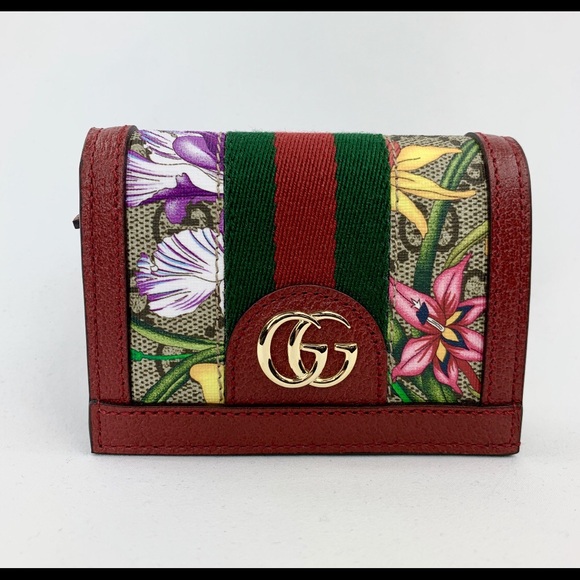 Gucci Handbags - Gucci Ophidia Wallet with Red Trim NEW IN BOX